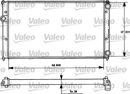 Valeo 731265 - Motor Su Radyatörü parcadolu.com