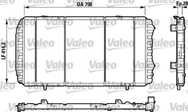 Valeo 732922 - Motor Su Radyatörü parcadolu.com