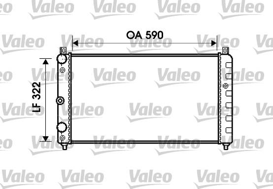 Valeo 732479 - RADYATOR SKODA FELICIA 1.9 DIESEL parcadolu.com