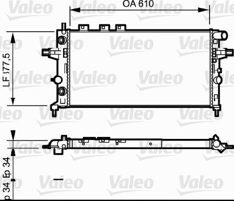 Valeo 732548 - Motor Su Radyatörü parcadolu.com