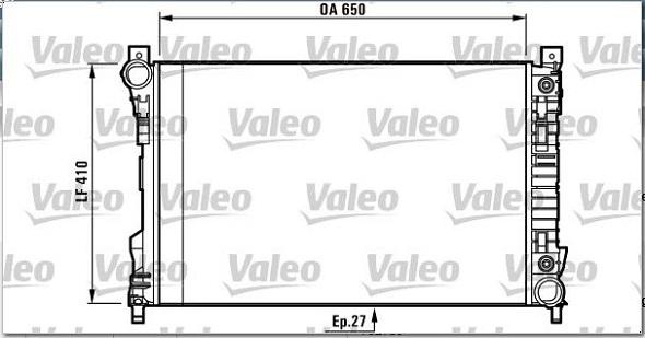 Valeo 732741 - Motor Su Radyatörü parcadolu.com