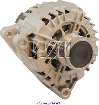 WAI 20214N - ALTERNATOR 12V 150A VALEO TIP CMAX 10> FIESTA VI 08>17 FOCUS III 11>17  KUGA II 14> MONDEO IV 07>14  CONNECT COURIER 1.4 1.5 1.6 parcadolu.com