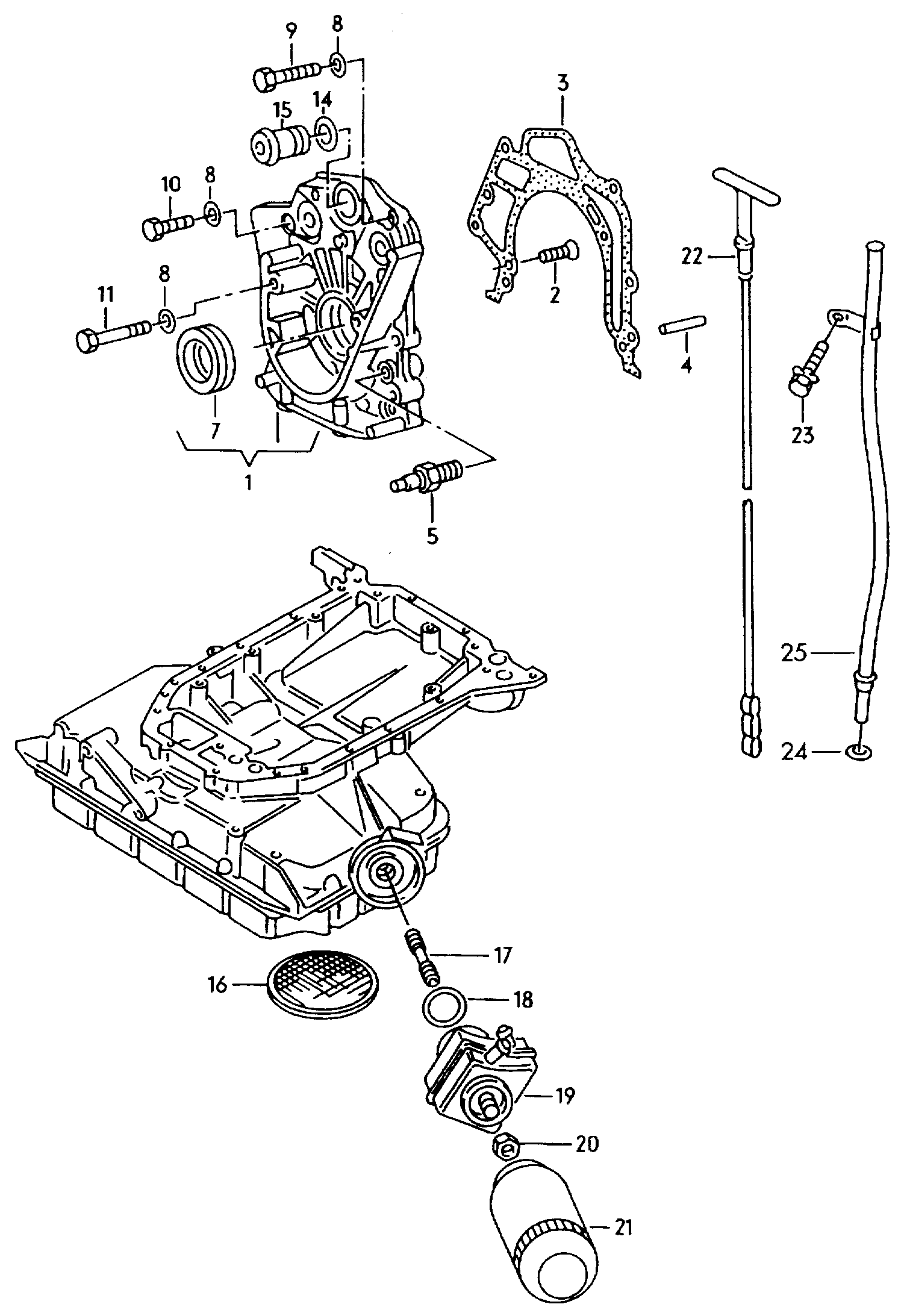 VW 078115561J - Yağ filtresi parcadolu.com