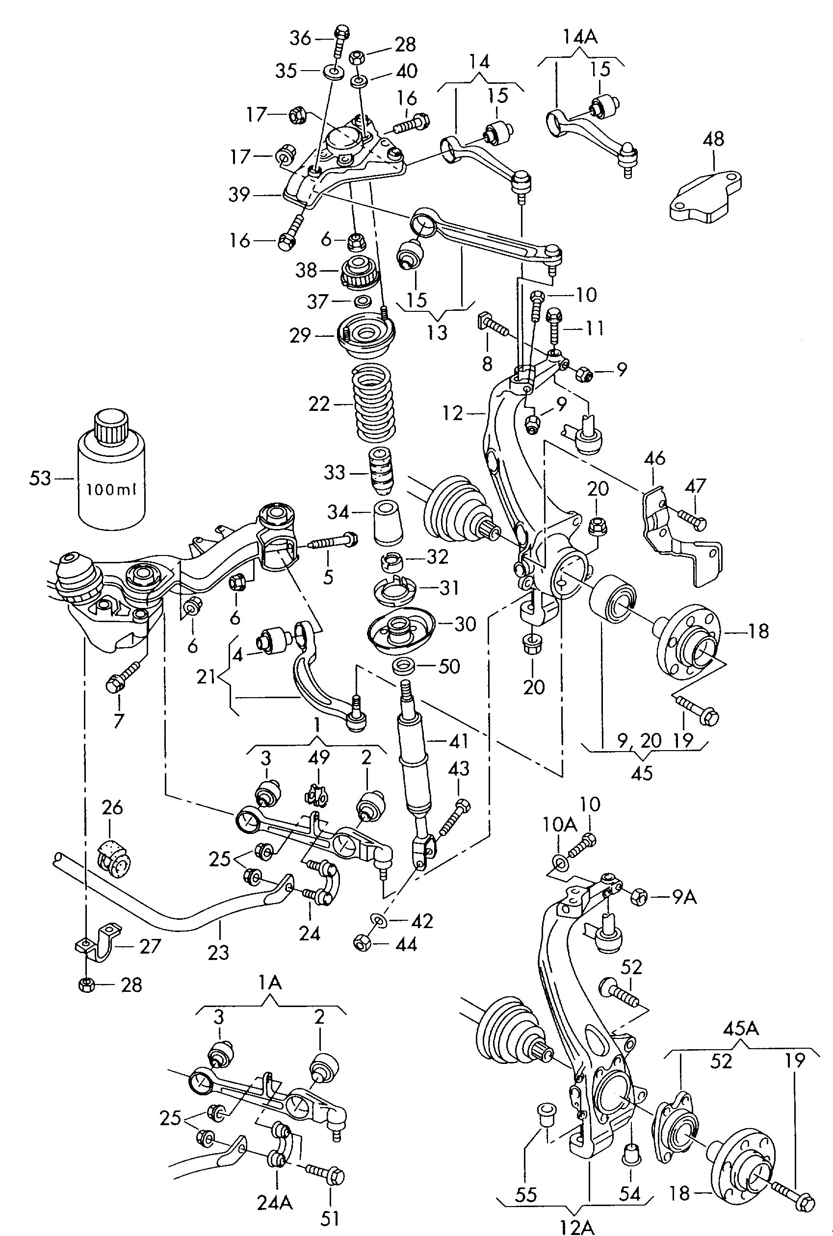 VAG 4D0407644A - Montaj seti, Bugi kolu parcadolu.com