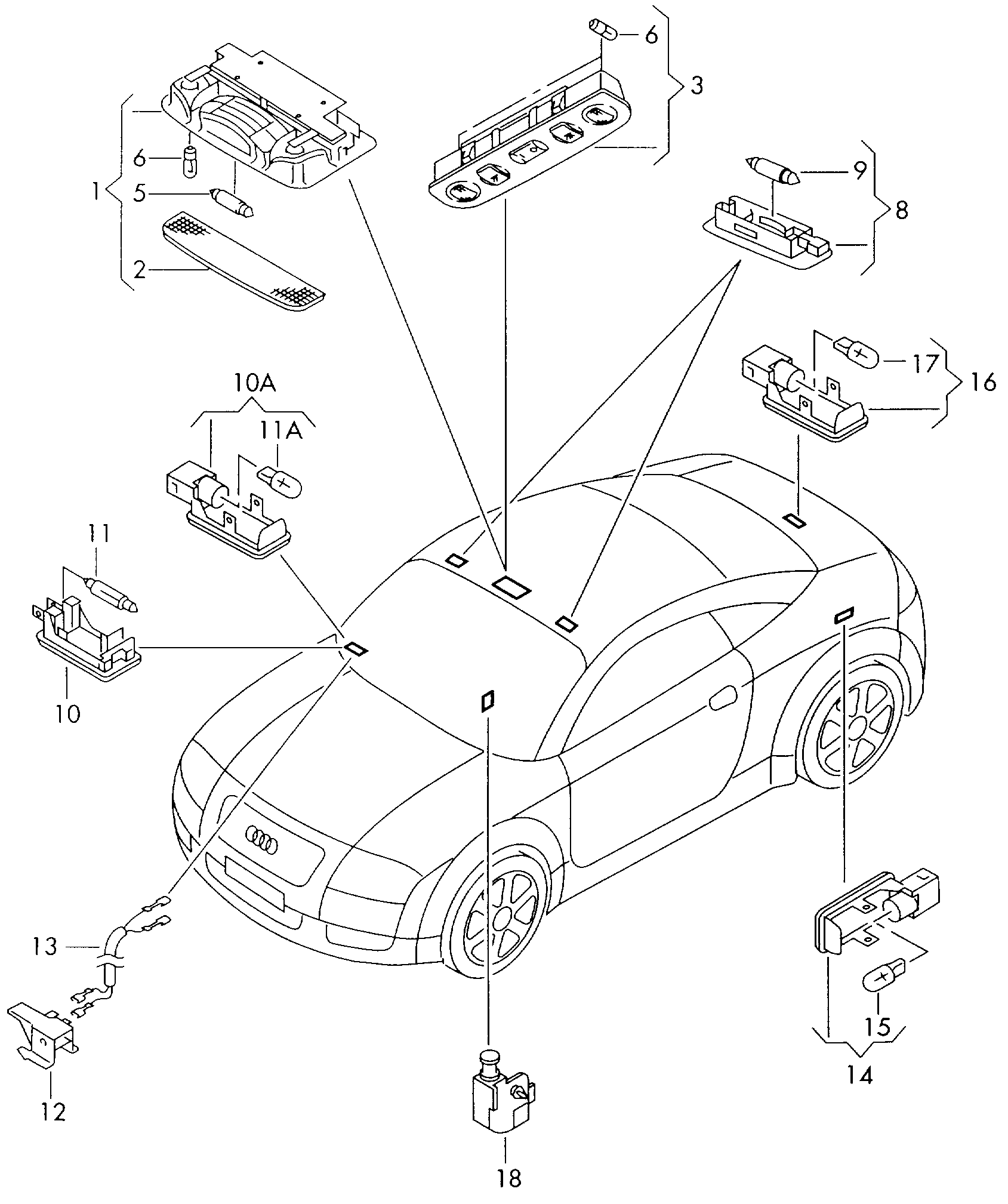 VAG N  90034901 - Ampul, giriş aydınlatması parcadolu.com