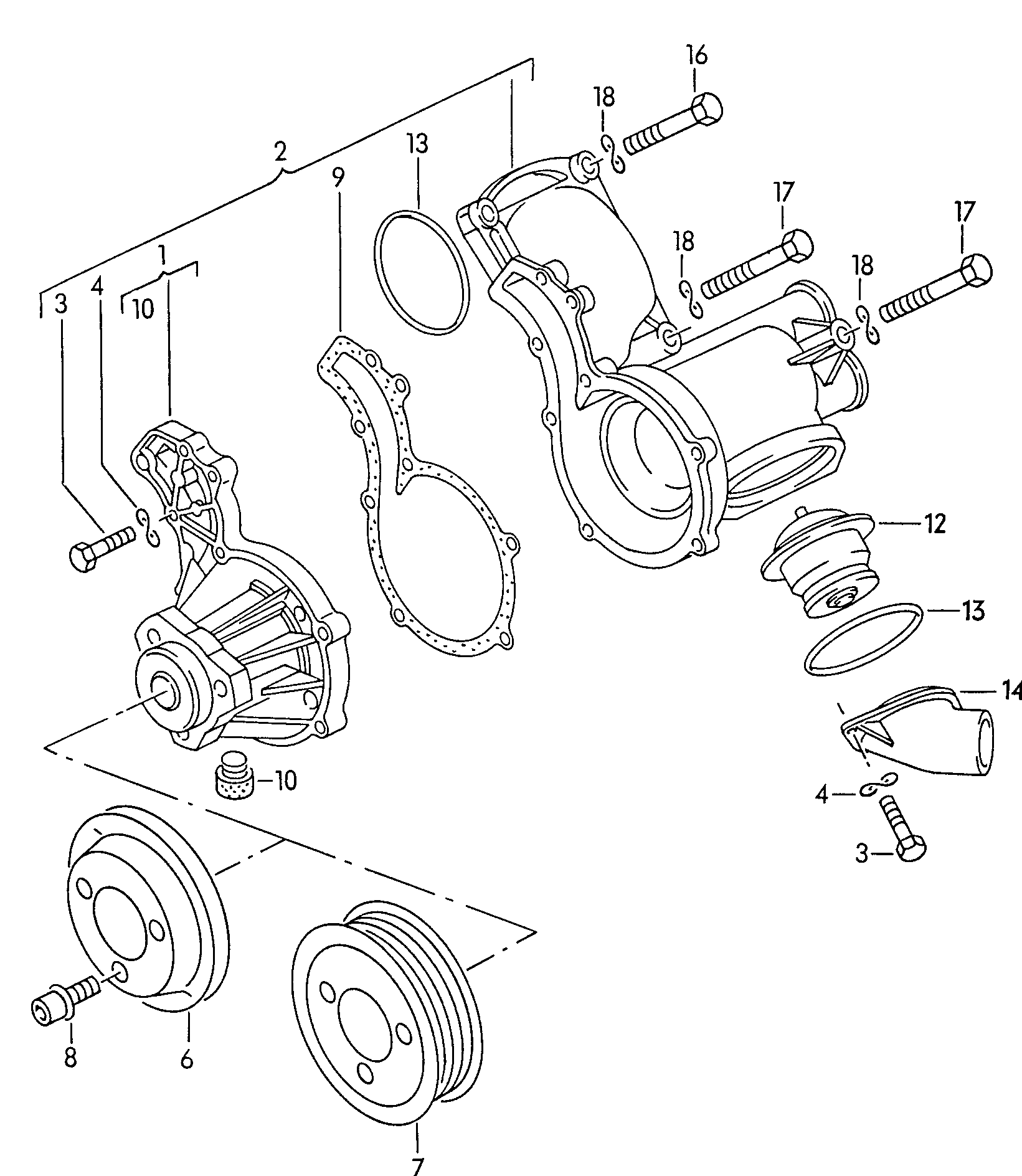 VW 056 121 113 D - Termostat parcadolu.com