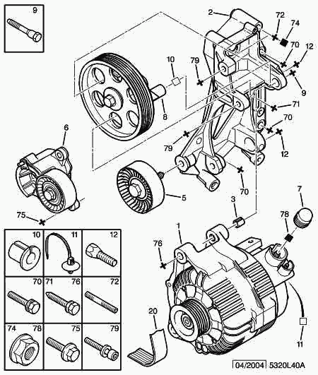 PEUGEOT 5705 AC - Alternatör parcadolu.com