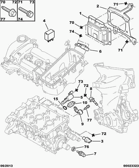 PEUGEOT 5946 35 - Vuruntu Sensörü parcadolu.com