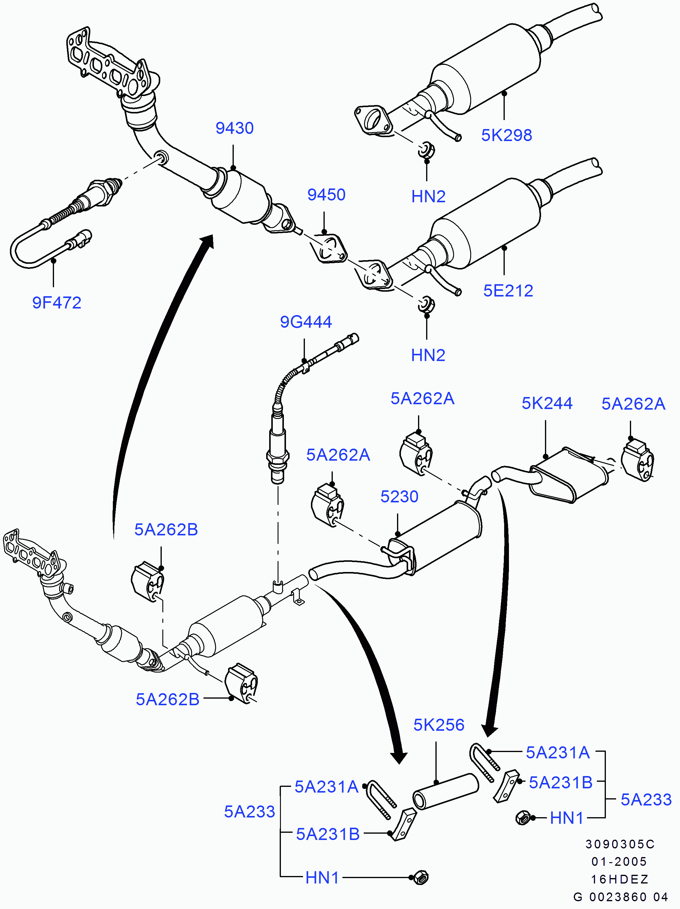 FORD 1 053 108 - Lambda Sensörü parcadolu.com