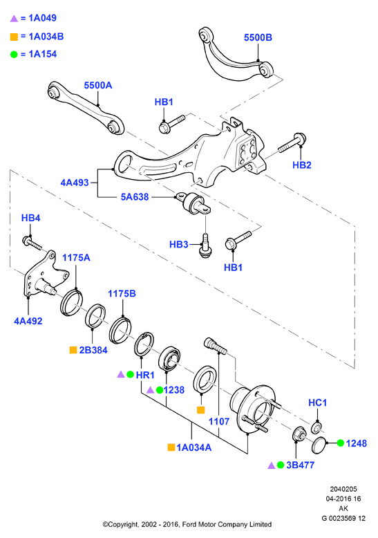 FORD 1 061 668 - Salıncak - Rotilli Kol, Bugi Denge Kolu parcadolu.com