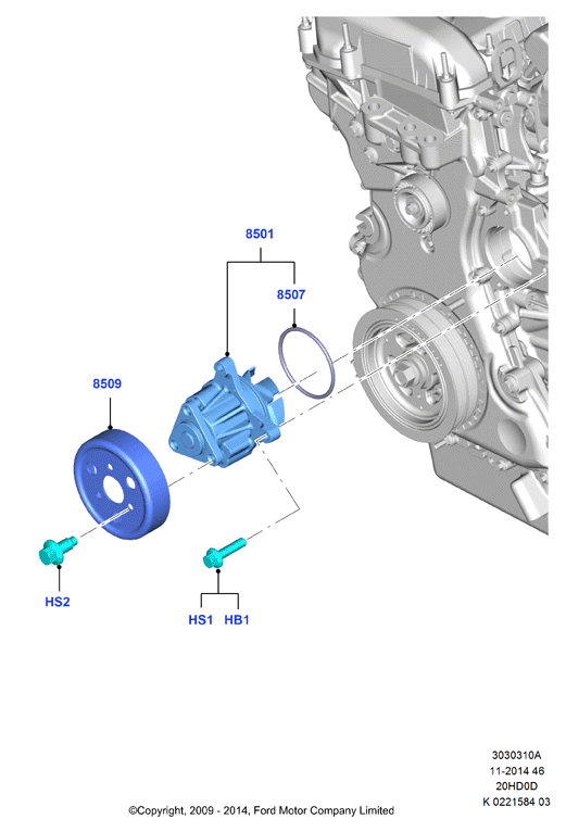GATES WP0165 - Devirdaim Su Pompası parcadolu.com