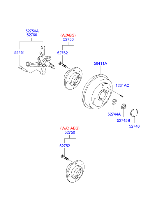 Hyundai 5841125201 - Fren Kampanası parcadolu.com