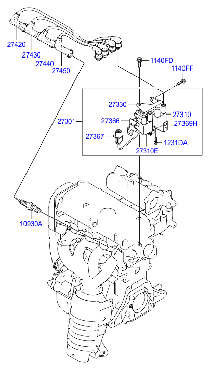 Hyundai 18823 11101 - Buji parcadolu.com