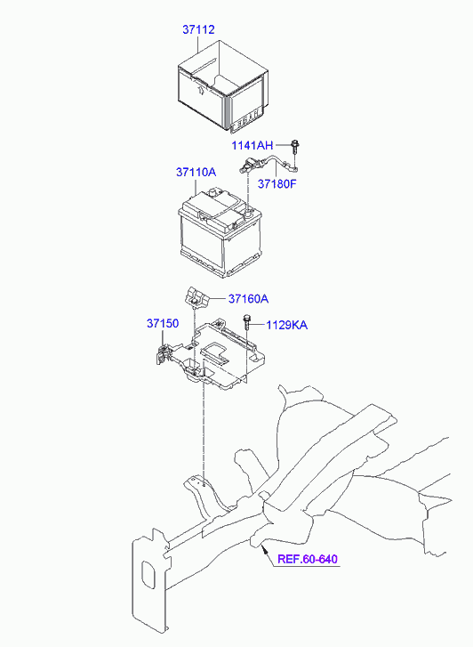 Hyundai 371102V360 - Akü parcadolu.com