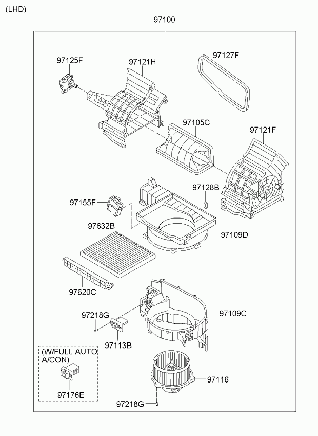 Hyundai 97133-2E250 - Filtre, kabin havası parcadolu.com