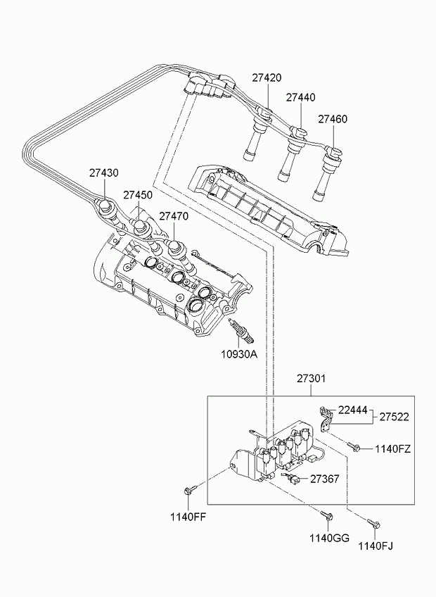 Hyundai 27410 37100 - Buji parcadolu.com