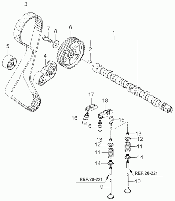 Hyundai 24312-27000 - Triger Kayışı parcadolu.com