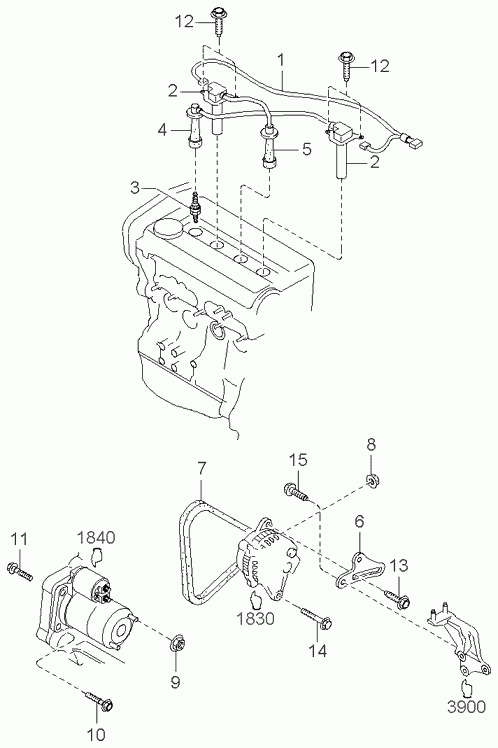 Hyundai 0K01C-18110 - Buji parcadolu.com