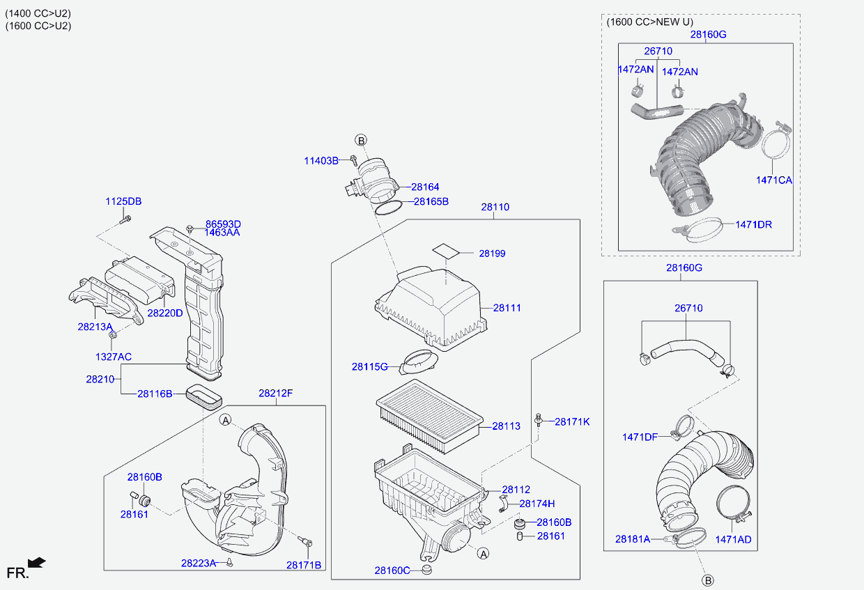 Hyundai 28113-H8100 - Hava Filtresi parcadolu.com