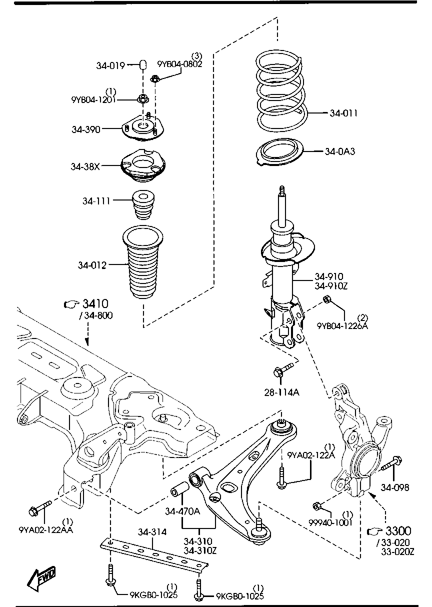 FORD D651-34-300B - Rot Başı parcadolu.com