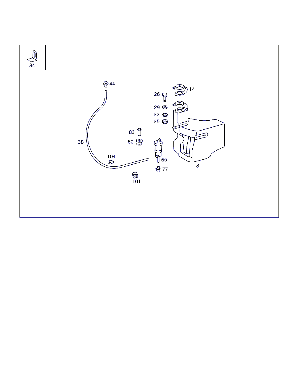 Mercedes-Benz A 000 860 07 26 - Cam Suyu Pompası parcadolu.com