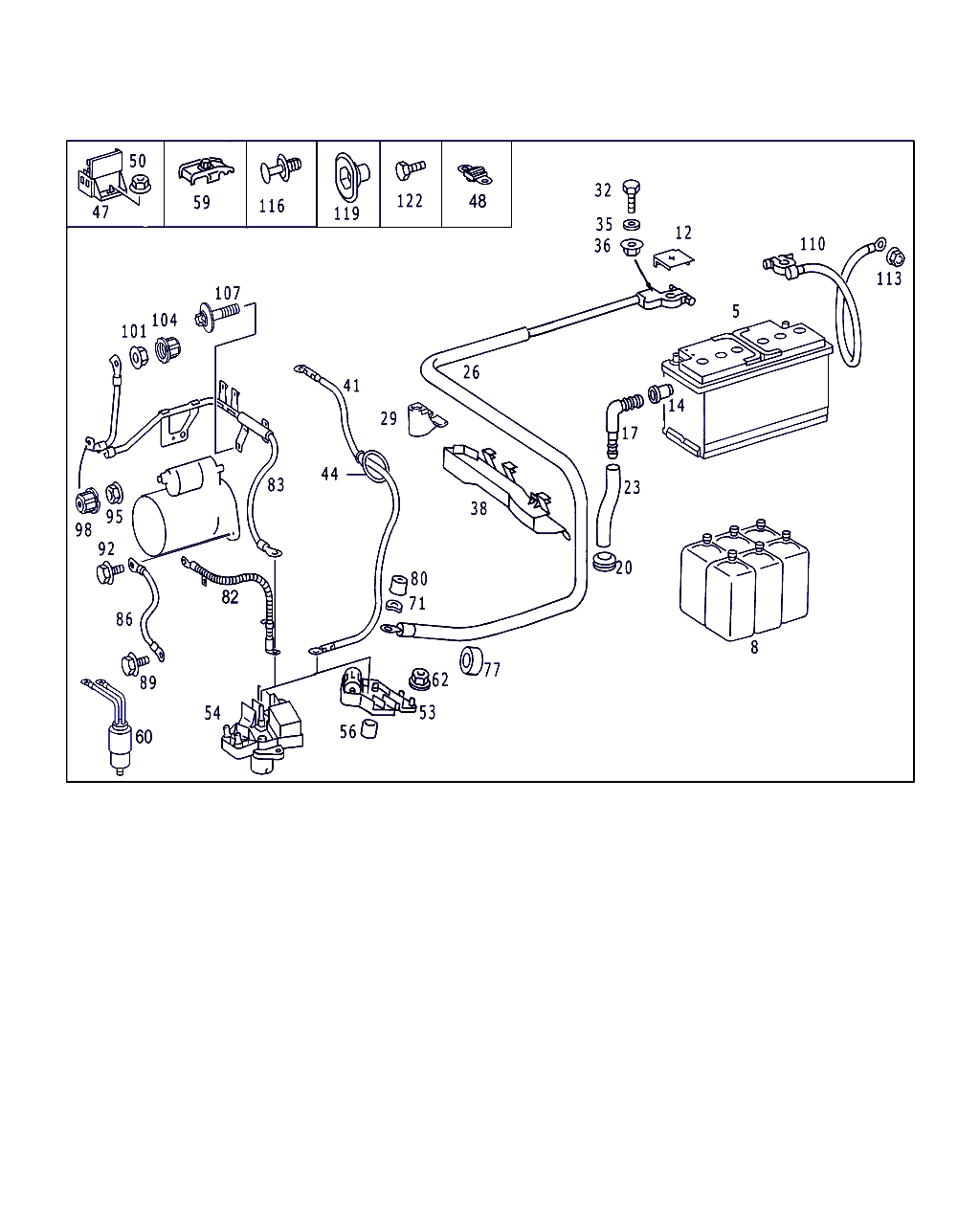 Mercedes-Benz A 000 982 30 08 - Akü parcadolu.com