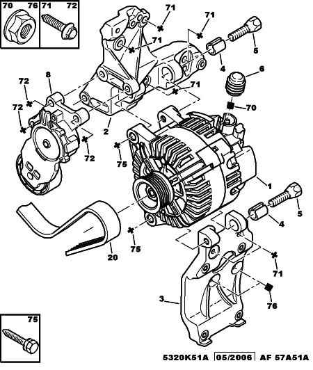 PEUGEOT 5705 CQ - Alternatör parcadolu.com