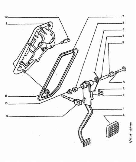 PEUGEOT 4534.04 - Fren Lamba Pedal, Müşürü parcadolu.com