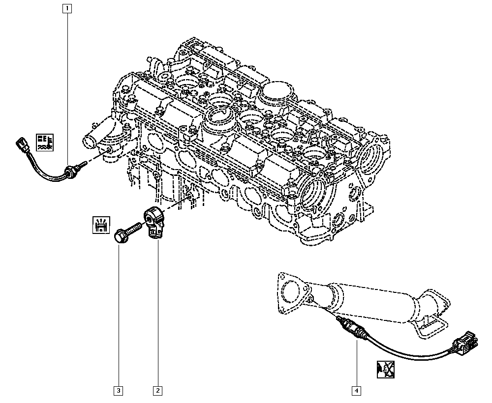 RENAULT 74 31 367 644 - Vuruntu Sensörü parcadolu.com