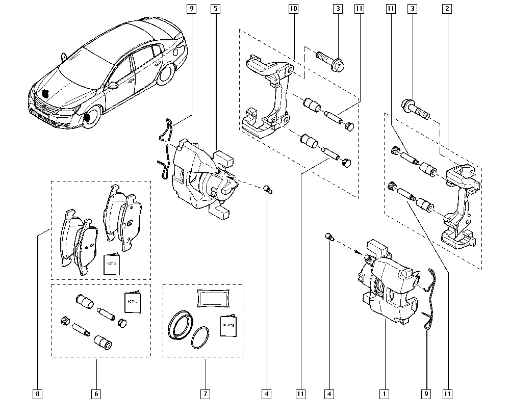 RENAULT 410607585R - Fren Balata Seti, Diskli Fren parcadolu.com