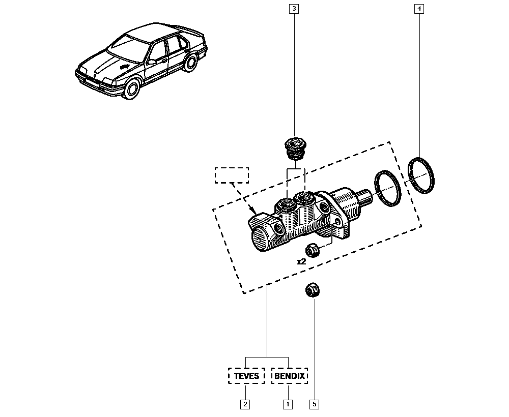 RENAULT 7700726005 - Fren Ana Merkezi parcadolu.com