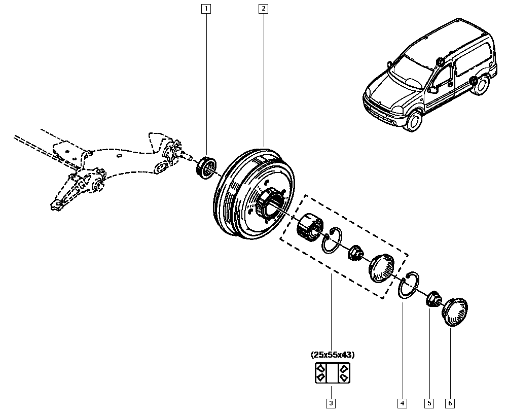 RENAULT 82 00 741 073 - Fren Kampanası parcadolu.com