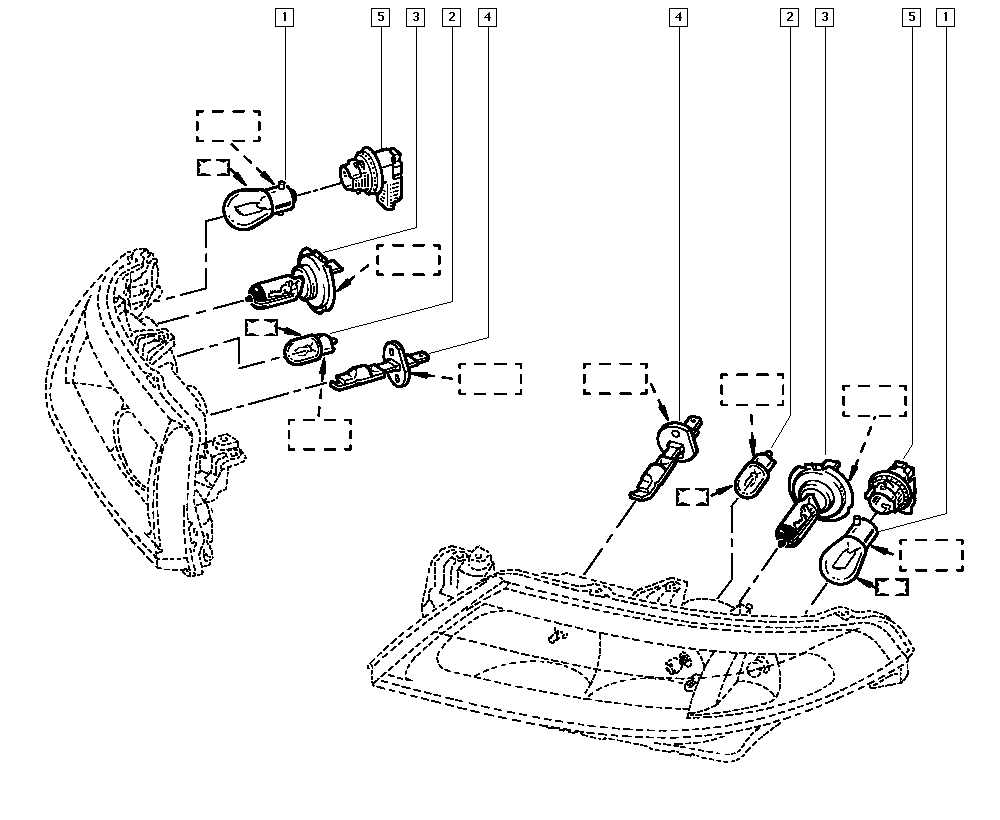 RENAULT 7701049947 - Far Ampul parcadolu.com