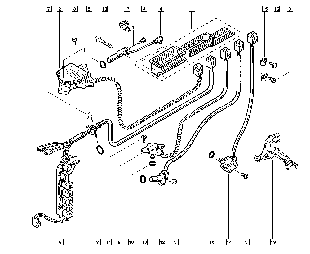 FIAT 7700116378 - Devir Sayısı Sensörü, Otomatik Şanzıman parcadolu.com