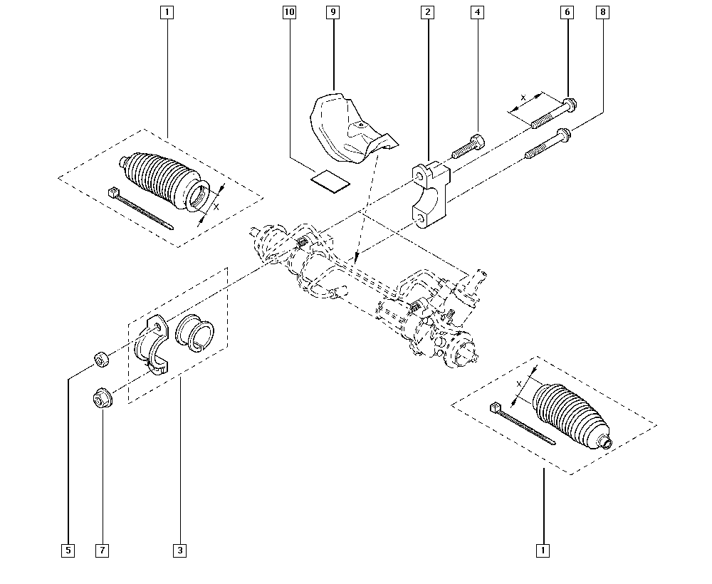 RENAULT 7701470760 - Burç, Direksiyon mili parcadolu.com