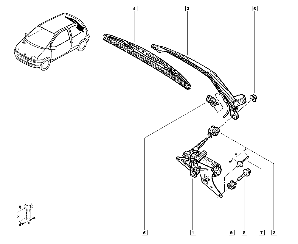 RENAULT 77 11 130 029 - Silecek süpürgesi parcadolu.com