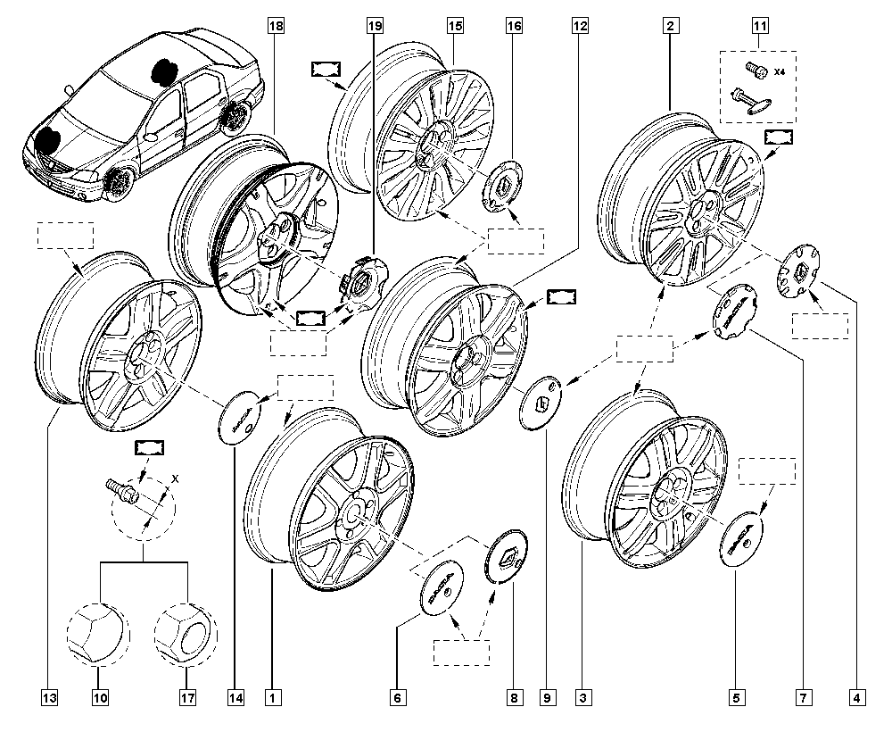 RENAULT 77 03 003 008 - Bijon parcadolu.com