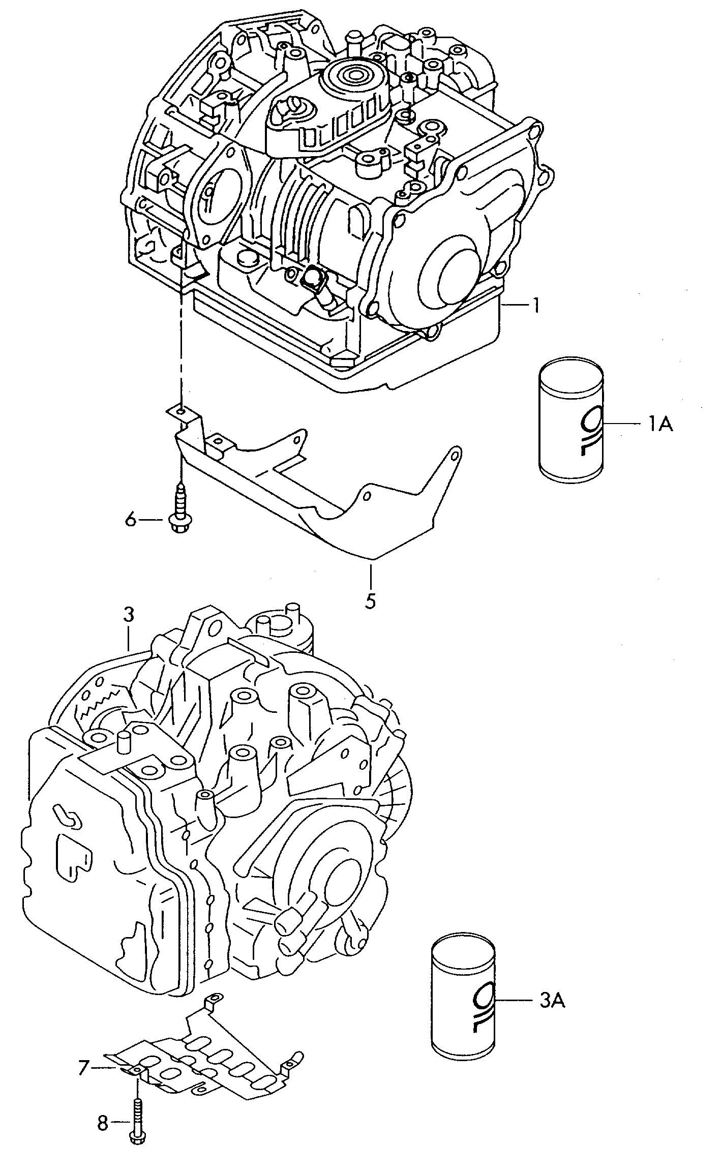 VAG G  052162A6 - Otomatik Şanzıman Yağı parcadolu.com