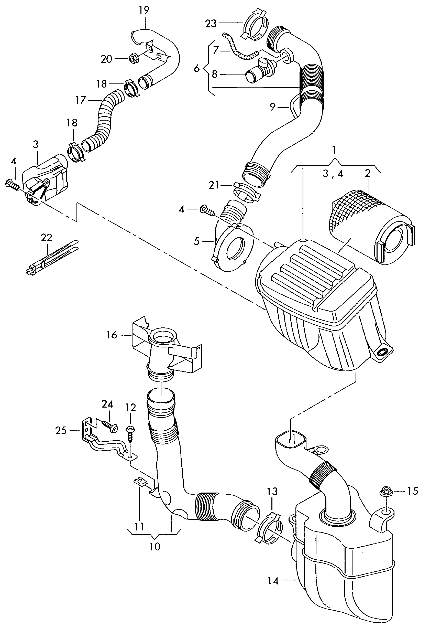 VW 3C0 129 620 - Hava Filtresi parcadolu.com