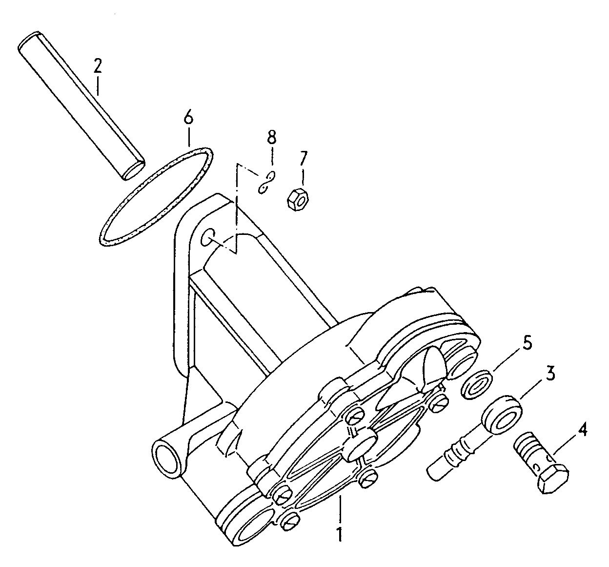 VW 076 145 100 - Fren Vakum Pompası parcadolu.com